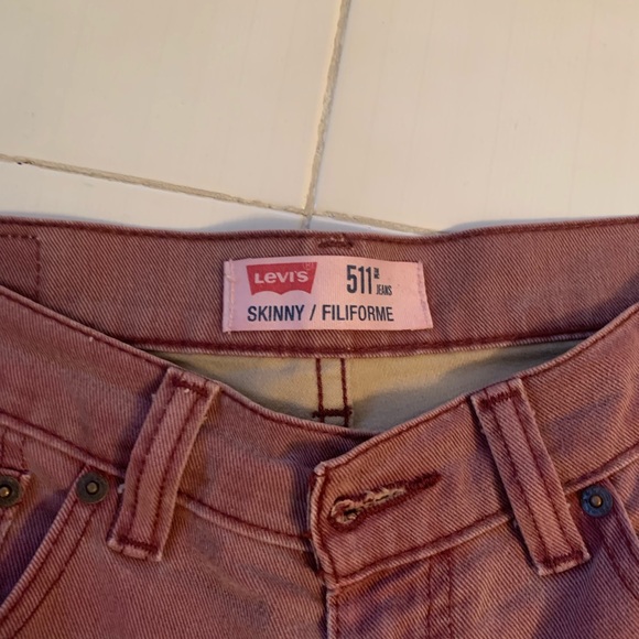 Red Levi’s 511 Jeans. Size 30/30 - Picture 3 of 4